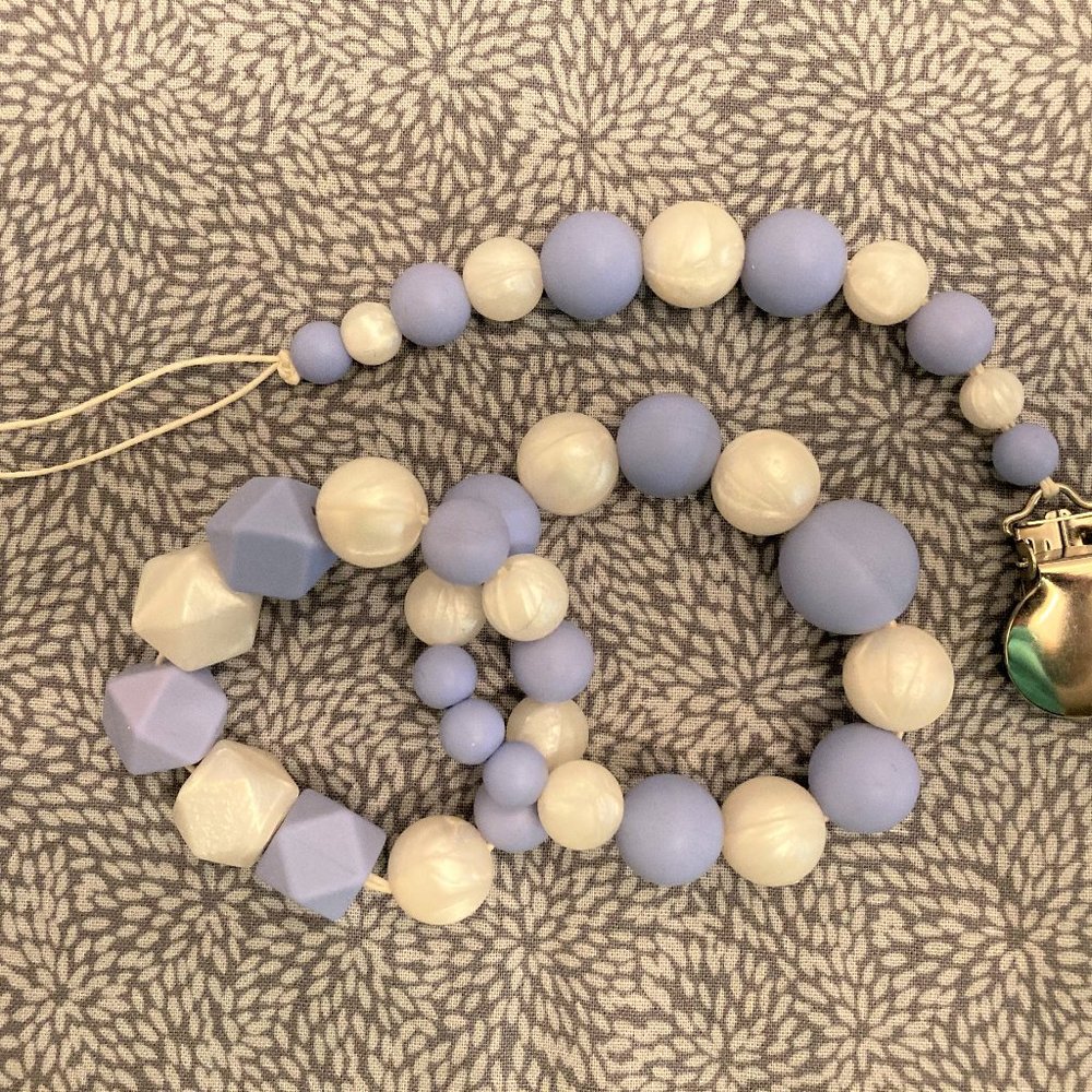 Silicone Pacifier Clip Dummy Teething Rings